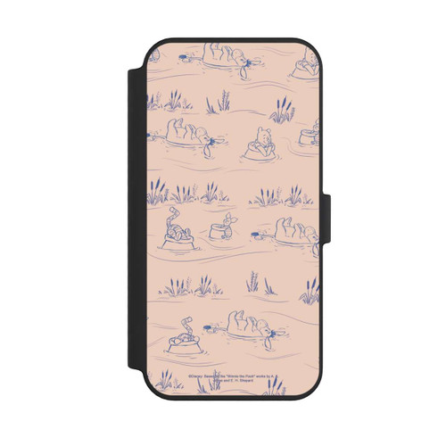 Apple iPhone 14 Pro Max NIVOflip Winnie Puuh Keramik Muster Brücke Pink