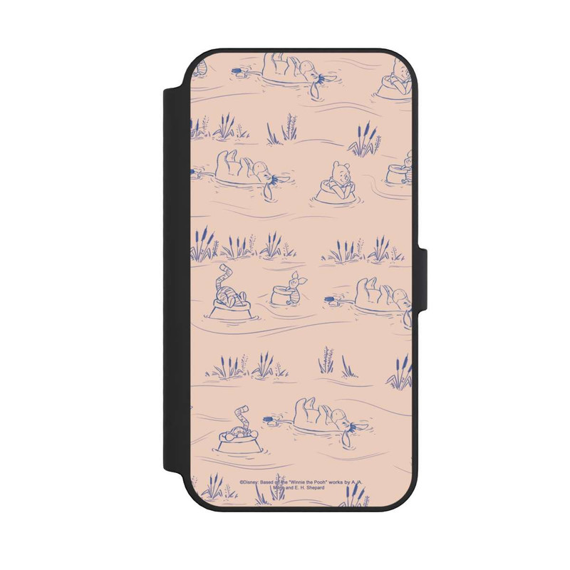 iPhone 14 Pro Max NIVOflip Winnie l'Ourson Pont Rose à Motif Céramique