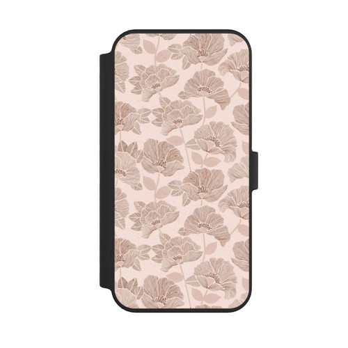Apple iPhone 14 Pro Max NIVOflip Brown Floral Block