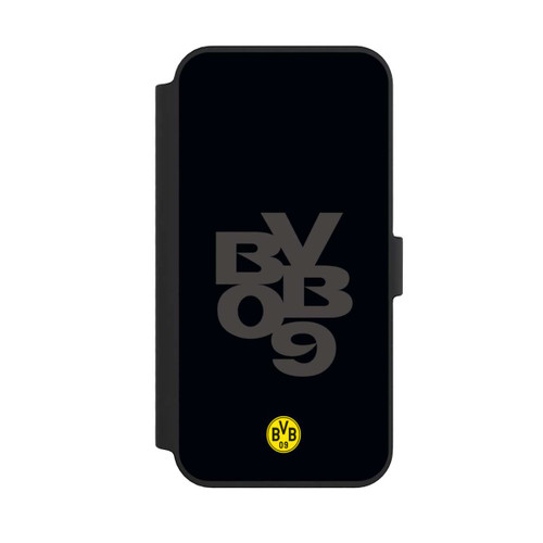Apple iPhone 14 Pro Max NIVOflip BVB09 Grau Schwarz