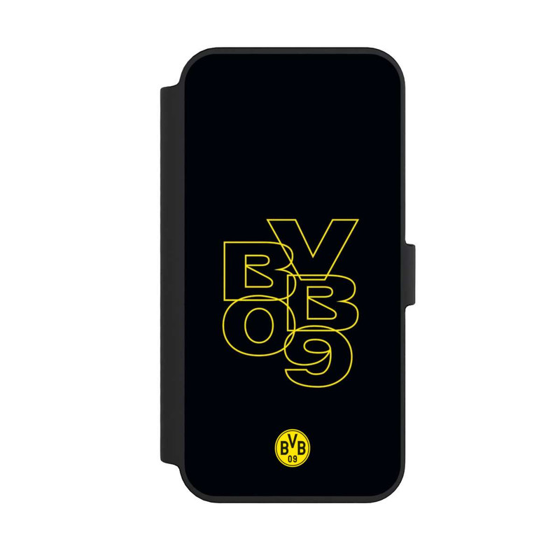 iPhone 14 Pro Max NIVOflip BVB09 Gelb Schwarz