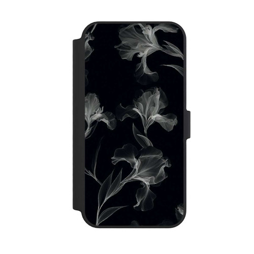 Apple iPhone 14 Pro Max NIVOflip Blumen Schwarz-Weiß Röntgenaufnahme