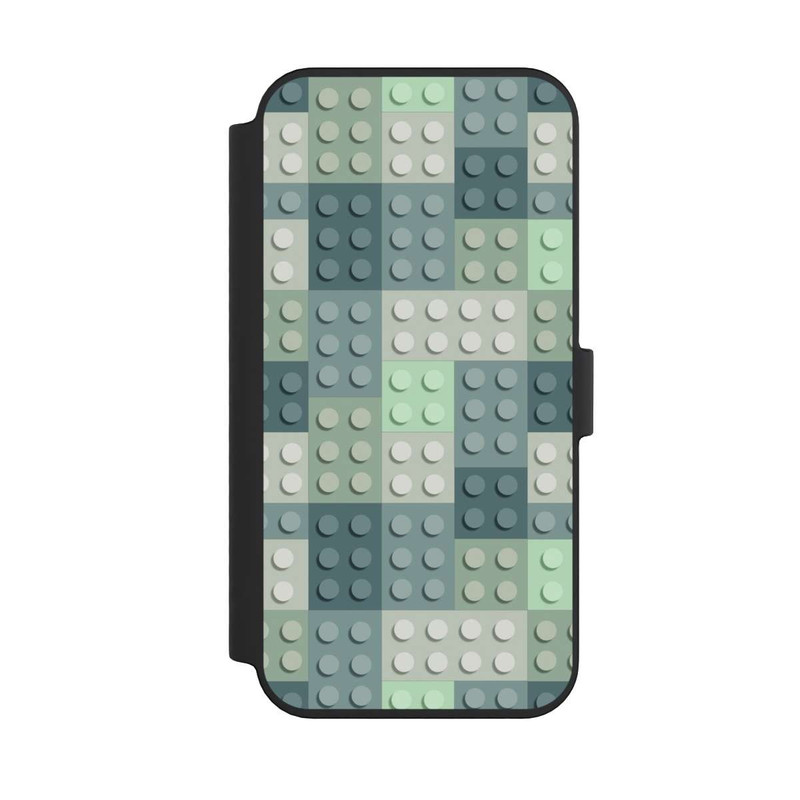 iPhone 14 Pro Max NIVOflip Grünes Blockmuster
