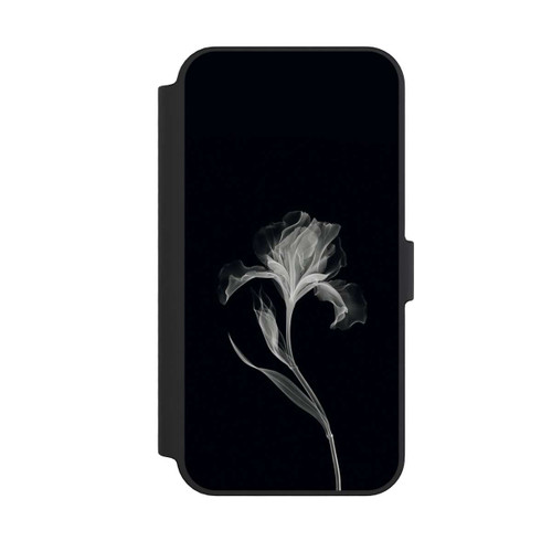 Apple iPhone 14 Pro Max NIVOflip Negativ Flower Grey on Black with AI