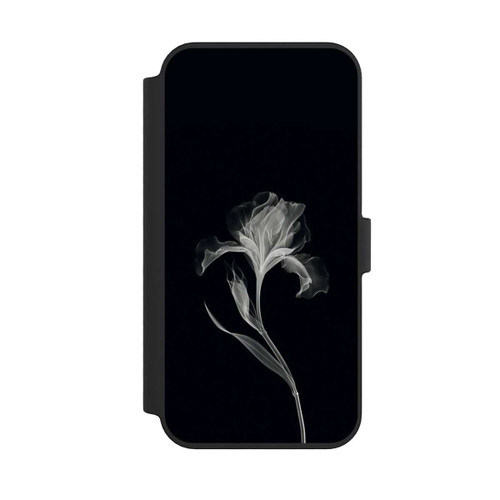 Apple iPhone 14 Pro Max NIVOflip Negativ Flower Grey on Black with AI