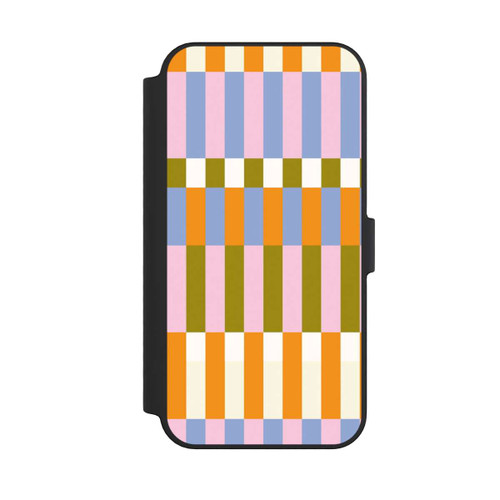 Apple iPhone 14 Pro Max NIVOflip Thème à Carreaux Colorés et Audacieux
