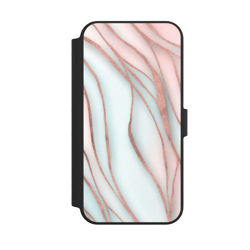 Apple iPhone 14 Pro Max NIVOflip Soft Waves Gold Rose Gold