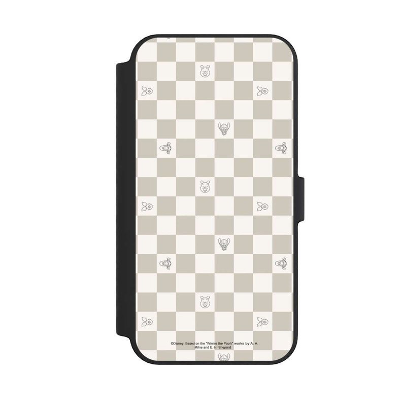 iPhone 14 Pro Max NIVOflip Winnie l'Ourson Beige à Carreaux