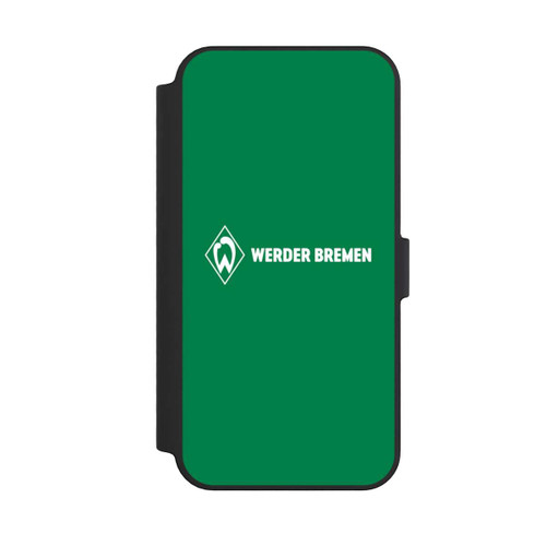 Apple iPhone 14 Pro Max NIVOflip Werder Bremen Schriftzug Raute Grün