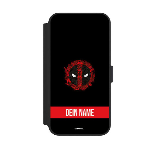 Apple iPhone 14 Pro Max NIVOflip Deadpool Logo Personalisierbar