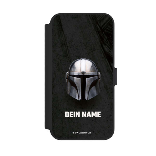 Apple iPhone 14 Pro Max NIVOflip Star Wars Mandalorian Black Helmet Personalisierbar