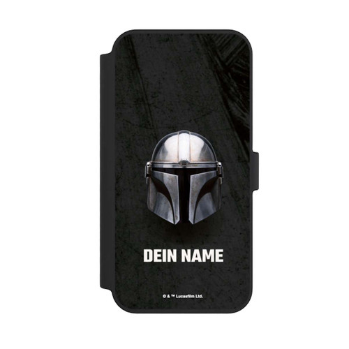 Apple iPhone 14 Pro Max NIVOflip Star Wars Mandalorian Black Helmet personnalisable