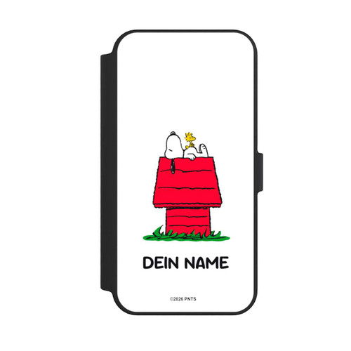 Apple iPhone 14 Pro Max NIVOflip Snoopy and Woodstock Classic Personalisierbar