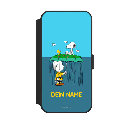 Apple iPhone 14 Pro Max NIVOflip Charlie Brown Regen Personalisierbar