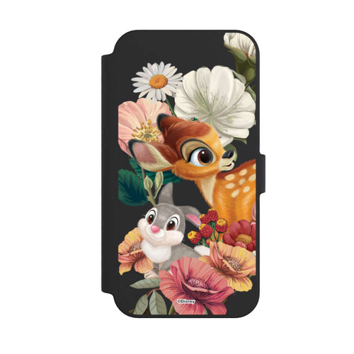 Apple iPhone 14 Pro Max NIVOflip Bambi und Klopfer Blumen Transparent