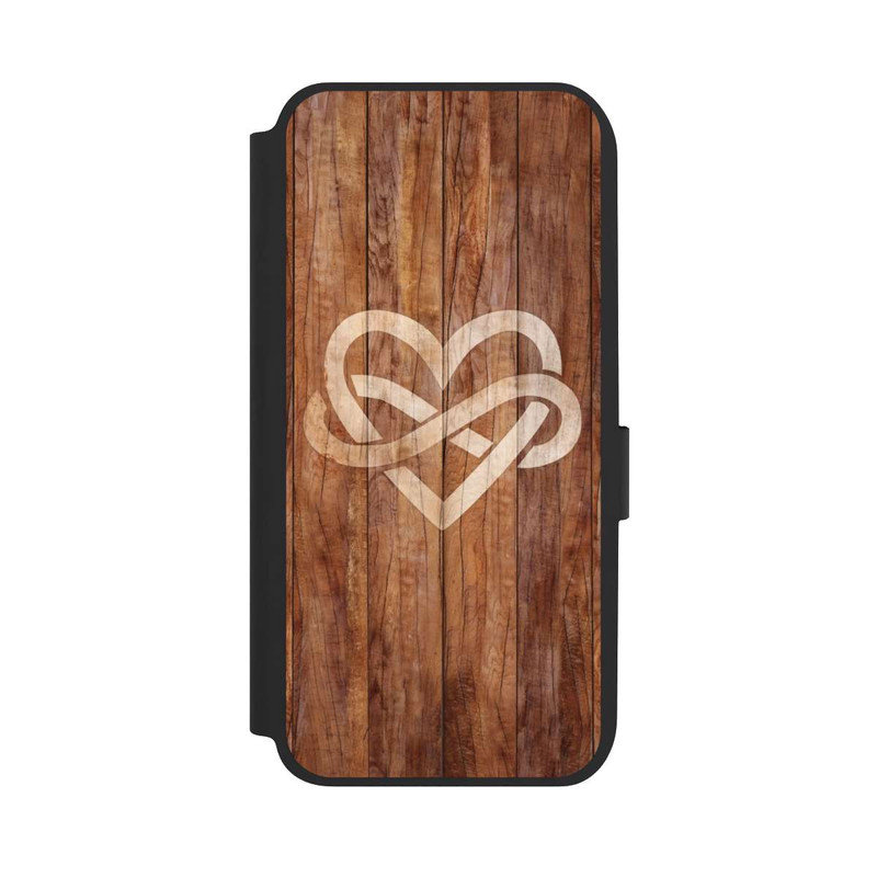 Galaxy A14 5G NIVOflip Herz Holz