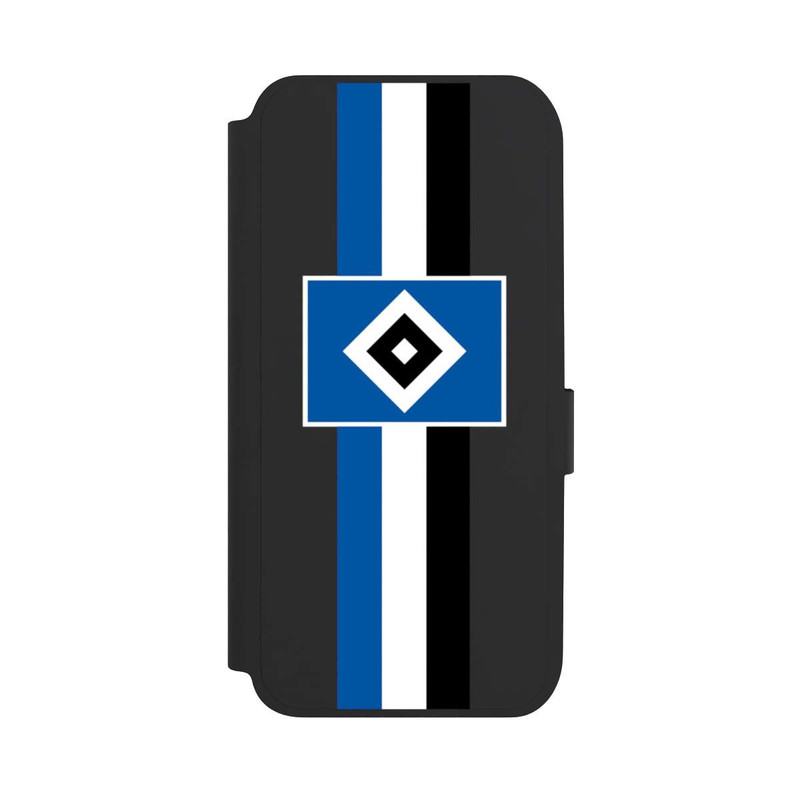 Galaxy A14 5G NIVOflip HSV Streifen - Blau-Weiß-Schwarz - ohne Hintergrund