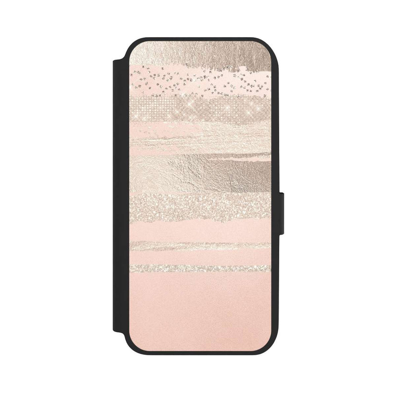Galaxy A14 5G NIVOflip Glitter Layers (Rosé/Silver) Glitterlook