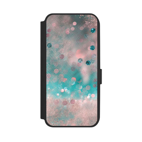 Samsung Galaxy A14 5G NIVOflip Turquoise Glamour Glitter Look