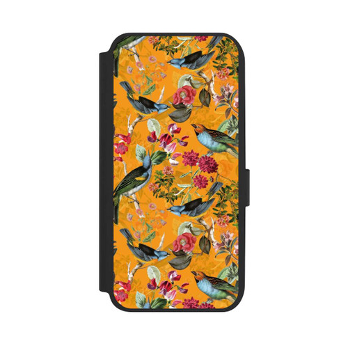 Samsung Galaxy A14 5G NIVOflip Tapete mit Vögeln und Blumen