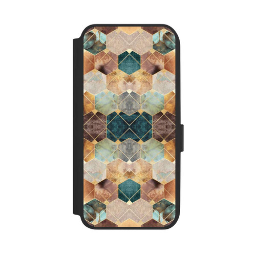 Samsung Galaxy A14 5G NIVOflip Hexagones et diamants naturels
