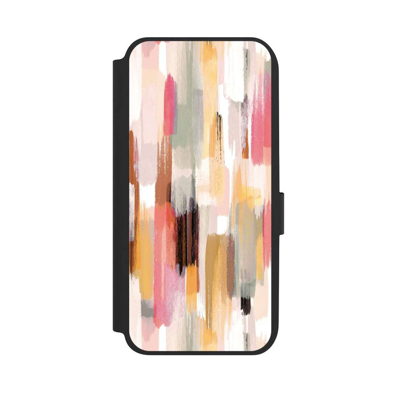 Galaxy A14 5G NIVOflip Abstrakte Pinselstriche Herbsttöne