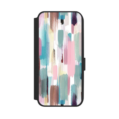Samsung Galaxy A14 5G NIVOflip Abstrakte Pinselstriche in Pastelltönen