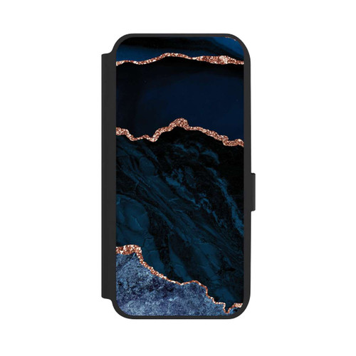 Samsung Galaxy A14 5G NIVOflip Nacht Blau Marmor Landschaft
