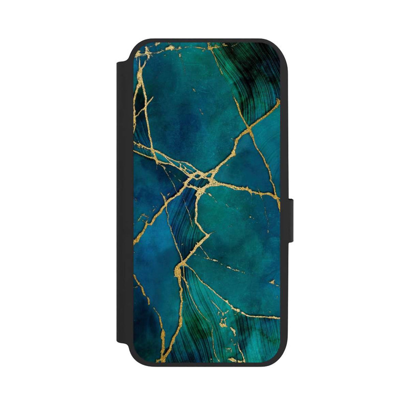 Galaxy A14 5G NIVOflip Mineralischer Glamourlook Blaugold