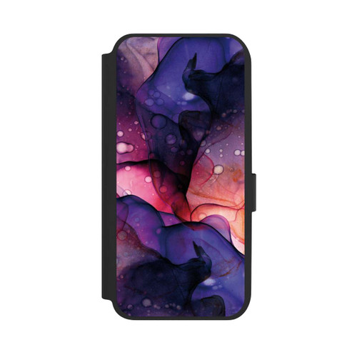 Samsung Galaxy A14 5G NIVOflip Flüssige Kunst Lila-Pink