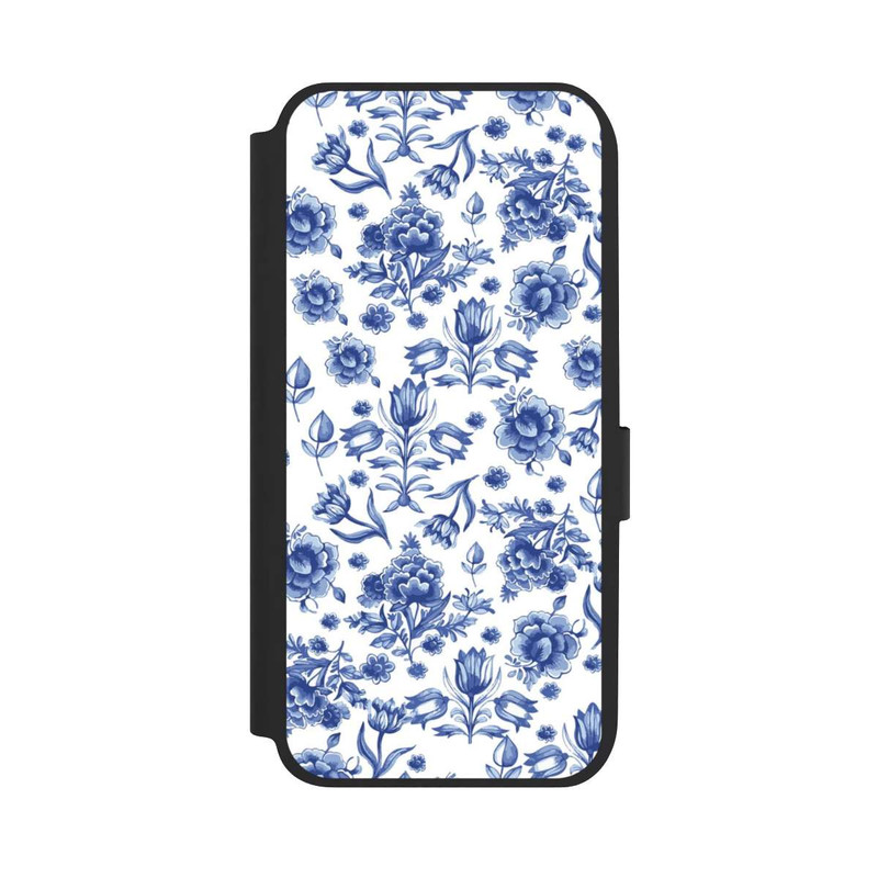 Galaxy A14 5G NIVOflip Blue Flower Pattern - Delft (NL)