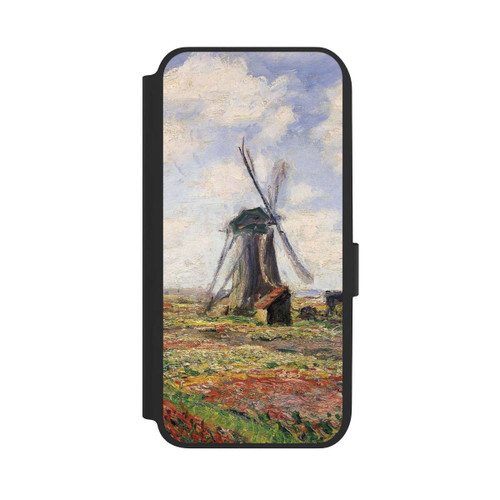 Samsung Galaxy A14 5G NIVOflip Tulpenfelder mit der Rijnsburger Windmühle von Claude Monet