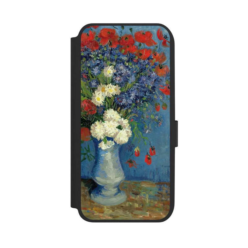 Galaxy A14 5G NIVOflip Stillleben Vase mit Kornblumen und Mohnblumen von Vincent Van Gogh