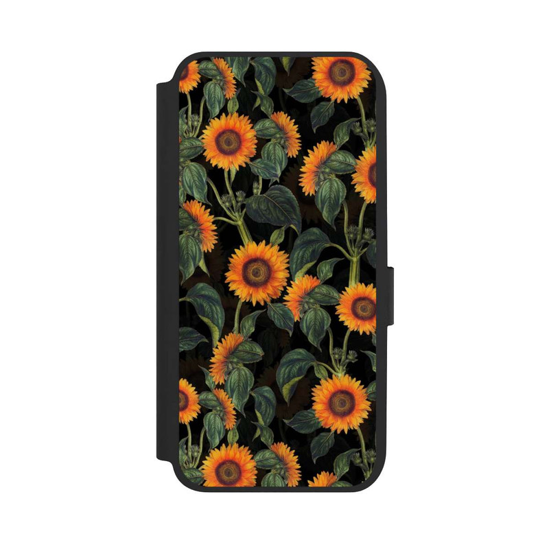 Galaxy A14 5G NIVOflip Sonnenblume schwarz