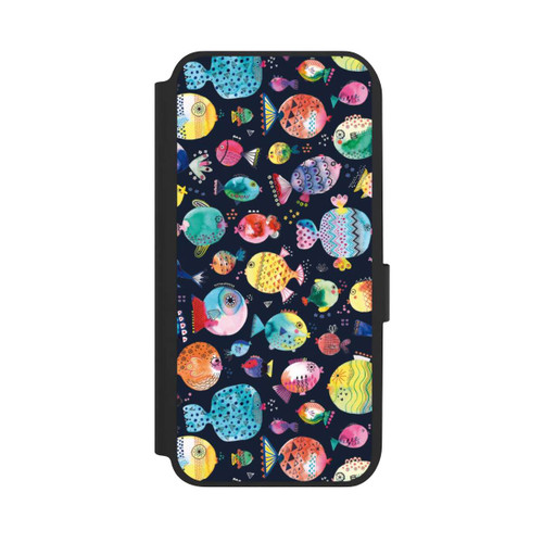 Samsung Galaxy A14 5G NIVOflip Strandkugelfische Kinder Marineblau