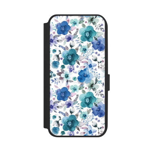 Samsung Galaxy A14 5G NIVOflip Winterblumensträuße Blau