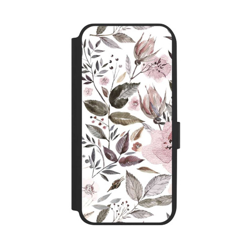 Samsung Galaxy A14 5G NIVOflip Aquarell braune Rosenblüten