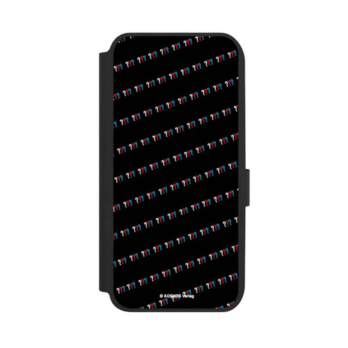 Samsung Galaxy A14 5G NIVOflip Drei Fragezeichen Muster Schräg