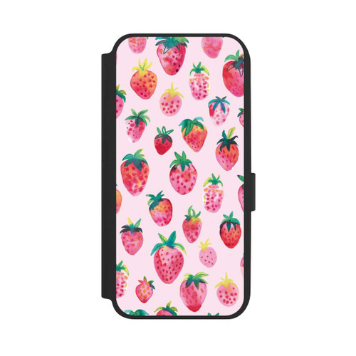 Samsung Galaxy A14 5G NIVOflip Aquarell Erdbeeren