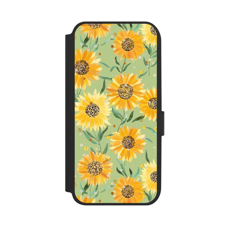 Galaxy A14 5G NIVOflip Sonnenblumen grün