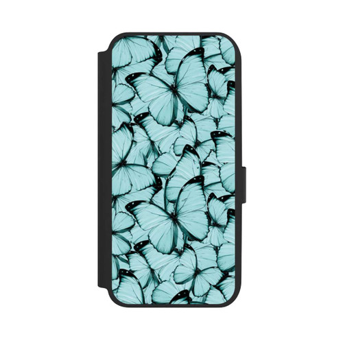 Samsung Galaxy A14 5G NIVOflip Teal Schmetterlinge