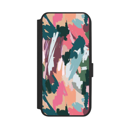 Samsung Galaxy A14 5G NIVOflip Abstrakte künstlerische Textur Rosa