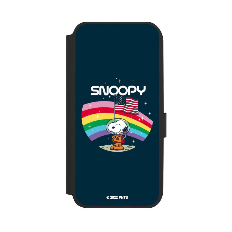 Galaxy A14 5G NIVOflip Snoopy Weltraumreisender Regenbogen