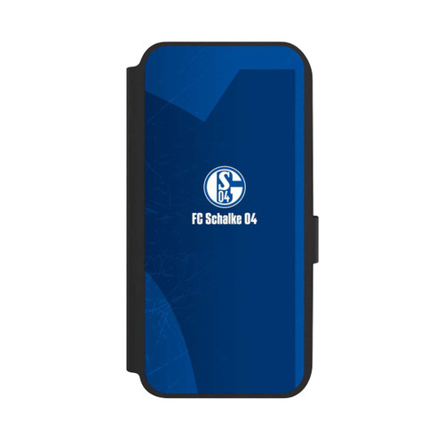 Samsung Galaxy A14 5G NIVOflip Schalke 04 Blauer Hintergrund Mit Logo