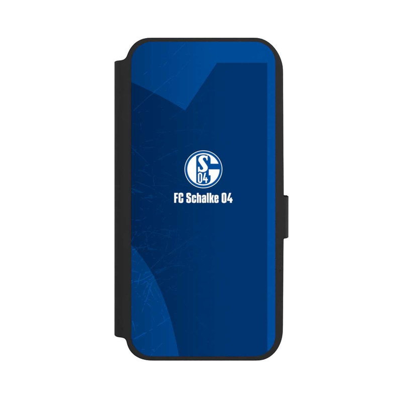 Galaxy A14 5G NIVOflip Schalke 04 Blauer Hintergrund Mit Logo