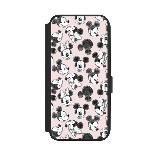 Samsung Galaxy A14 5G NIVOflip Minnie &amp; Mickey Many Faces Pink