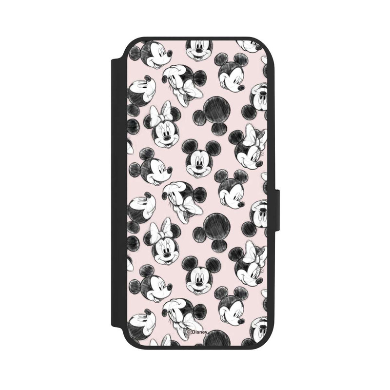 Galaxy A14 5G NIVOflip Minnie & Mickey Many Faces Pink
