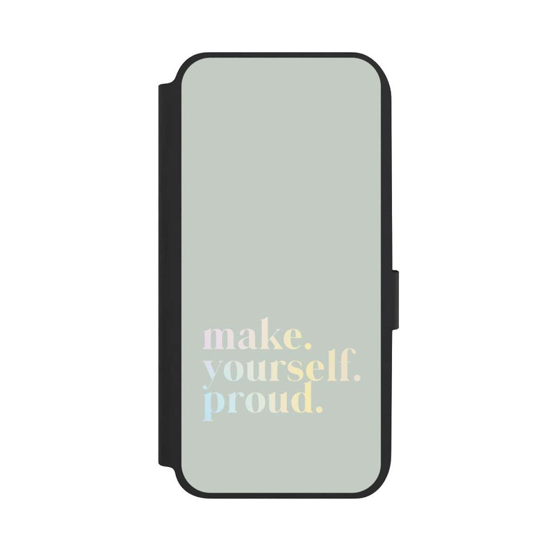 Galaxy A14 5G NIVOflip Make Yourself Proud Citation - Menthe et dégradé