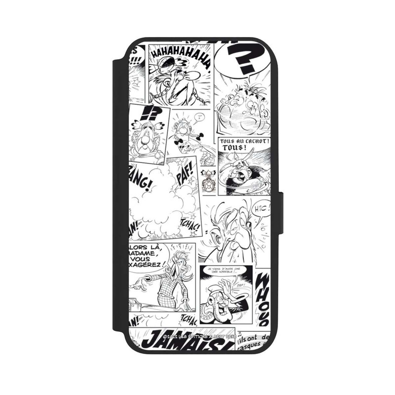 Galaxy A14 5G NIVOflip Asterix Comic Schwarz und Weiß