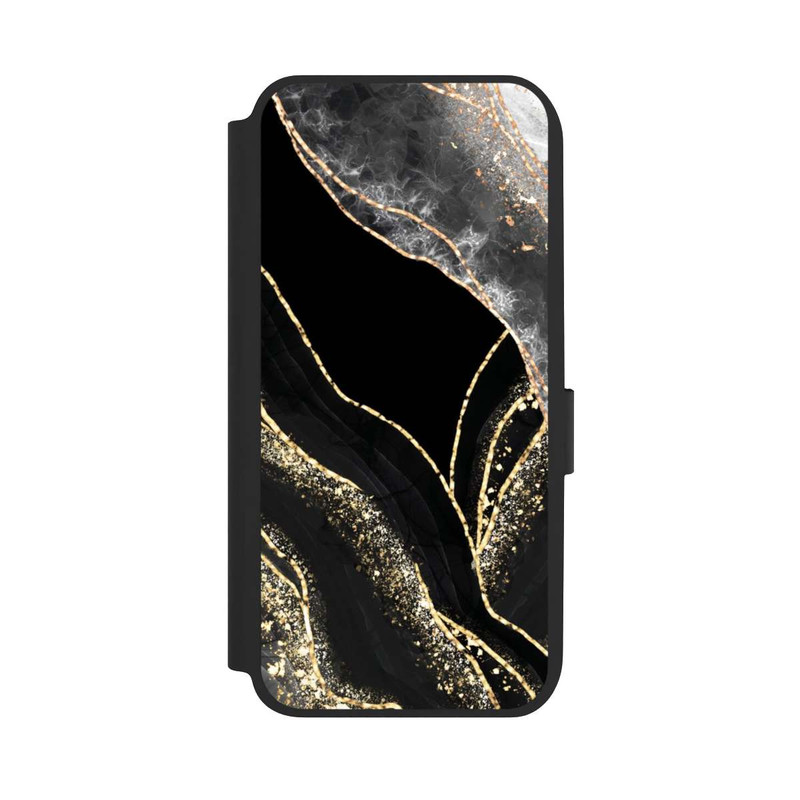 Galaxy A14 5G NIVOflip Marbre Sombre Or